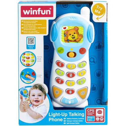 Jucarie interactiva Winfun - Telefon, cu lumini si sunete