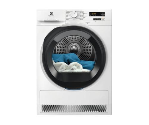 Uscator de rufe Electrolux GentleCare 600EW6D195GE, Pompa de caldura, 9 kg, Clasa A+++, Sistem uscare GentleCare + Sensicare, Motor Inverter, Usa reversibila (Alb)