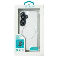 Husa Devia Shark Series Magnetic Shockproof Samsung Galaxy S25, Transparent
