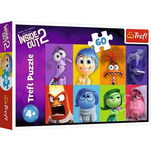Puzzle Trefl, Disney Inside Out 2, Emotiile Copiilor, 60 piese