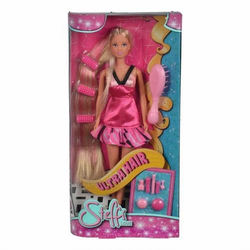 Papusa Steffi Love Ultra Hair, rochita roz inchis - 0 | YEO