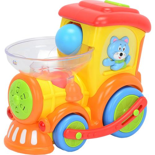 Jucarie interactiva Hola - Locomotiva cu mingiute