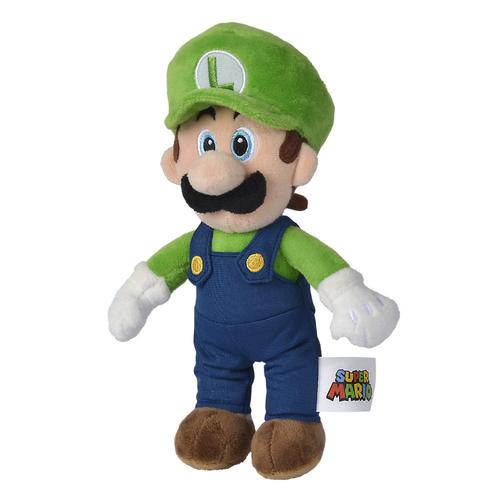 Jucarie de plus Super Mario - Luigi, 20 cm