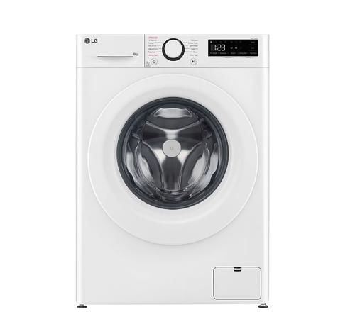 Masina de spalat rufe slim LG F2WR508SWW, 8 kg, 1200 rpm, Clasa A, Tehnologie AI DD, Aburi (Alb)