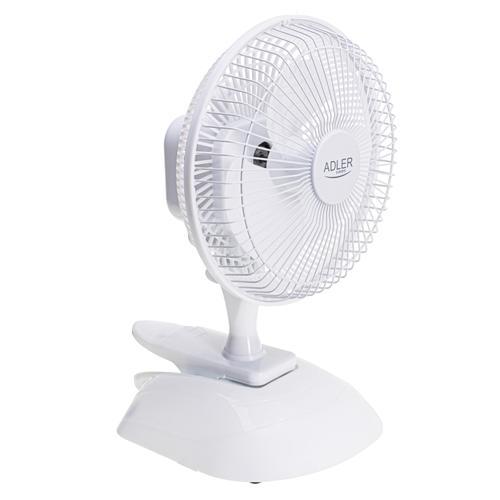 Ventilator de birou Adler AD7317, 30 W, 7 m3/h, 2 viteze (Alb) Ventilator de birou Adler AD7317, 30 W, 7 m3/h, 2 viteze (Alb)