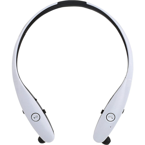 Casti alergare Livoo TES165, Bluetooth, Microfon, Control remote (Alb)