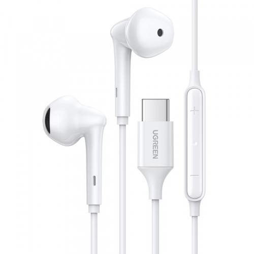 Casti Stereo Ugreen EP101, USB-C (Alb)
