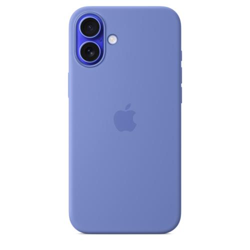 Husa Protectie Spate Apple MDGV4ZM/A pentru iPhone 16 Plus, Silicon, MagSafe (Albastru)