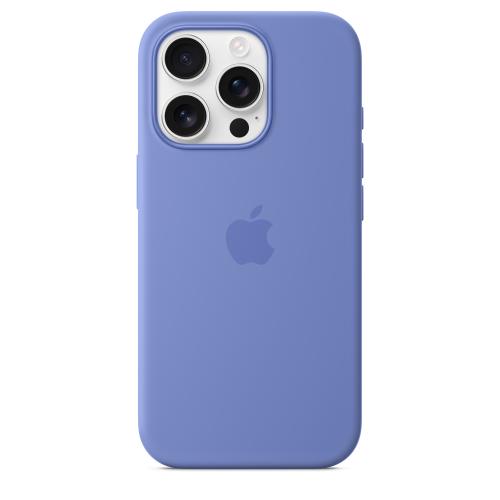 Husa Protectie Spate Apple MDG14ZM/A pentru iPhone 16 Pro, Silicon, MagSafe (Albastru)