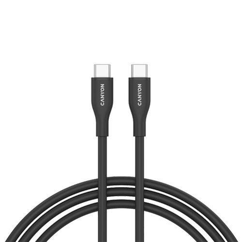 Cablu de date CANYON CNS-CC60SC10B, 60 W, USB Type-C, 1m (Negru)