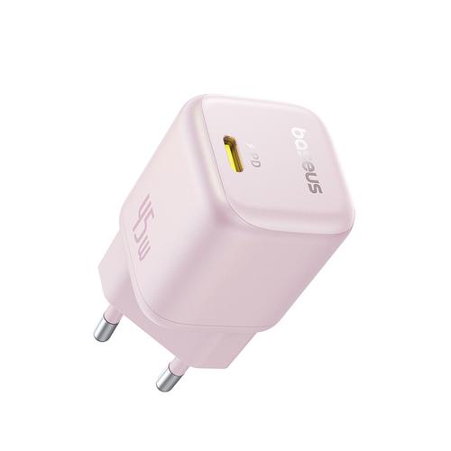 Incarcator retea Baseus PicoGo, 45W, USB-C, Fast Charger (Roz)