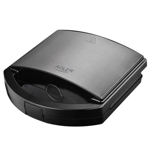 Sandwich maker Adler AD3069, 1000 W, strat antiaderent, Negru