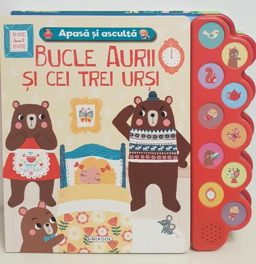 Apasa si asculta povestea - Bucle Aurii si cei trei ursi Apasa si asculta povestea - Bucle Aurii si cei trei ursi