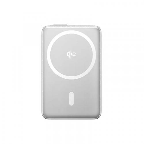 Baterie Externa Wireless Baseus Nomos Kickstand, P10078800843-00, 10000mAh, 45W, PD + QI, 1 x USB-C, Gri