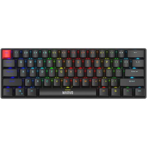 Tastatura Marvo KG933G, USB, iluminare RGB (Negru) Tastatura Marvo KG933G, USB, iluminare RGB (Negru)