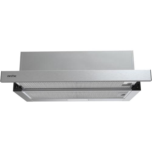 Hota incorporabila telescopica Arctic AHT6132X, Putere de absorbtie 290 mc/h, filtru metalic, 60 cm (Inox)