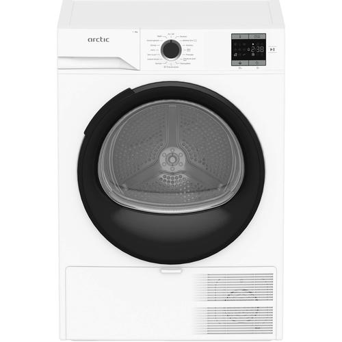 Uscator de rufe Arctic A2T18239W, Pompa de caldura, 8 kg, 15 Programe, Clasa D (Alb)