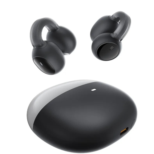 Casti True Wireless Baseus AirGo 1 Ring Open-Ear, Bluetooth, USB Type-C, Autonomie casti 6 ore (Negru)