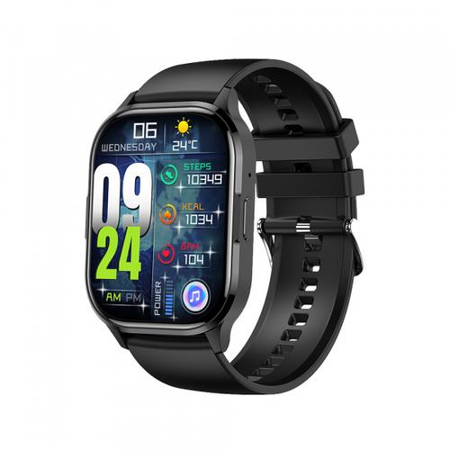 Smartwatch Blavec W18 Hellia, Bluetooth, Ecran AMOLED 2.01inch, Autonomie pana la 7 zile, IP67, NFC (Negru)