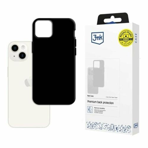 Husa de protectie 3mk Matt Case pentru iPhone 15 (Negru)