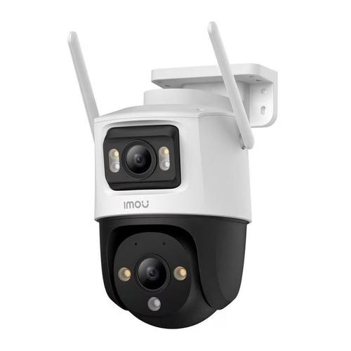 Camera supraveghere IP WiFi cu lentila duala Full-Color Imou Cruiser Dual IPC-S7XP-8M0WED, 5+3 MP, 2x 3.6 mm, IR/lumina alba 30 m, microfon si difuzor, slot card
