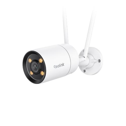 Camera supravehgere exterior IP wireless Reolink ColorX W320X, 2K, 4 mm, Wi-Fi, detectie persoane / vehicule / animale, lumina alba, microfon si difuzor, slot card - 0 | YEO