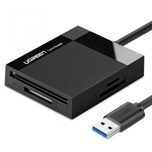 Cititor Card USB UGREEN CR125 30333, USB 3.0 SD / micro SD / CF / MS, Negru Cititor Card USB UGREEN CR125 30333, USB 3.0 SD / micro SD / CF / MS, Negru