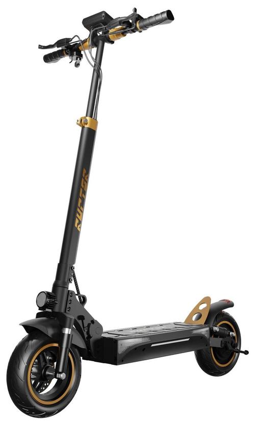 Trotineta electrica Ruptor R1 Lite v2, viteza maxima 20km/h, autonomie 60km, motor 500W, roti 10inch (Negru/Auriu)