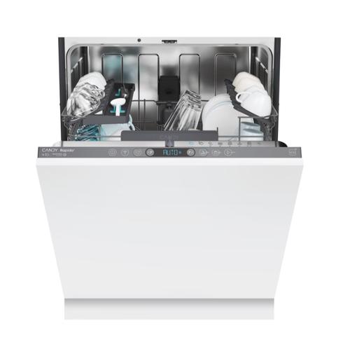 Masina de spalat vase complet incorporabila Candy RapidÓ CI 6C4F0MA1, 16 seturi, Clasa C, Wi-Fi, 8 programe, 44 dB (Alb)