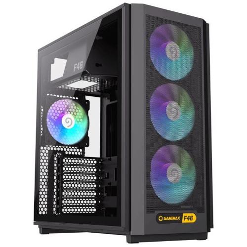 Carcasa Gamemax F46, Mini Tower, tempered glass (Negru)