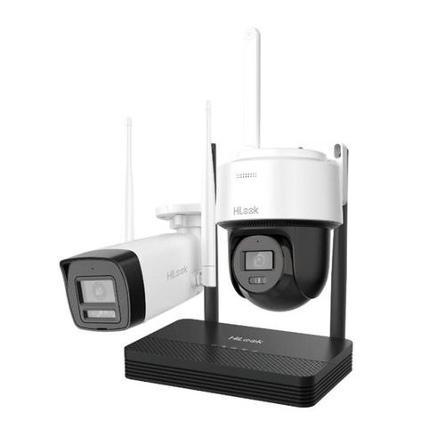 Kit supraveghere WiFi mixt HikVision HiLook IKS-2044BPH-PH/W, 4MP, 2.8 mm, IR 30 / 25 m, lumina alba 25 m, microfon, difuzor, detectie miscare, slot card Kit supraveghere WiFi mixt HikVision HiLook IKS-2044BPH-PH/W, 4MP, 2.8 mm, IR 30 / 25 m, lumina alba 25 m, microfon, difuzor, detectie miscare, slot card