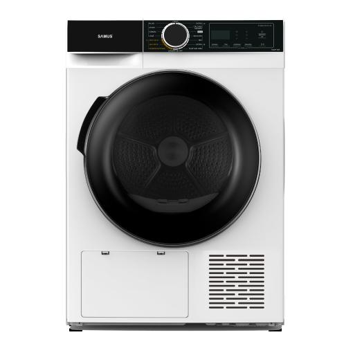 Uscator de rufe Samus SADP-833, Pompa de caldura, 8 kg, 15 programe, Clasa A++, Afisaj electronic (Alb)