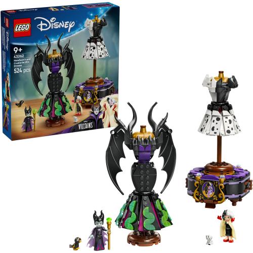 LEGO® Disney - Rochiile lui Maleficent si Cruella De Vil 43262, 524 piese