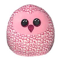 Jucarie de plus TY - Squish, Bufnita Pinky, 30 cm
