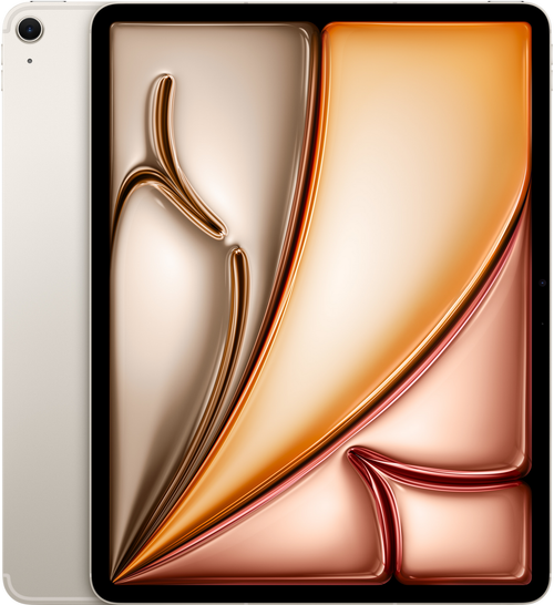 Tableta Apple iPad Air 13 M3 Cellular, Procesor Apple M3 Octa-Core, Liquid Retina IPS 13inch, 8GB RAM, 512GB Flash, Camera 12MP, Wi-Fi, Bluetooth, 5G, iPadOS (Auriu)