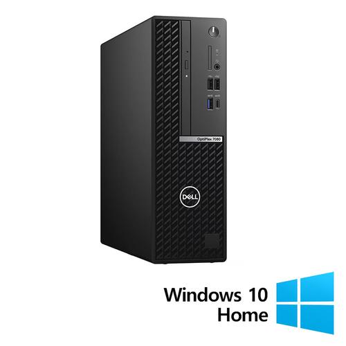 Calculator Sistem PC Refurbished DELL OptiPlex 7080 SFF, Intel Core i5-10500 3.10 - 4.50GHz, 8GB DDR4, 256GB SSD + Windows 10 Home