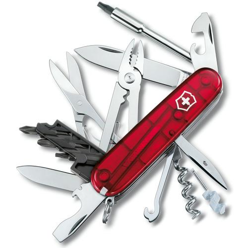 Briceag multifunctional Victorinox Cybertool 34, 32 functii, Include cutie pliabila pentru biti si cleste (Rosu) Briceag multifunctional Victorinox Cybertool 34, 32 functii, Include cutie pliabila pentru biti si cleste (Rosu)