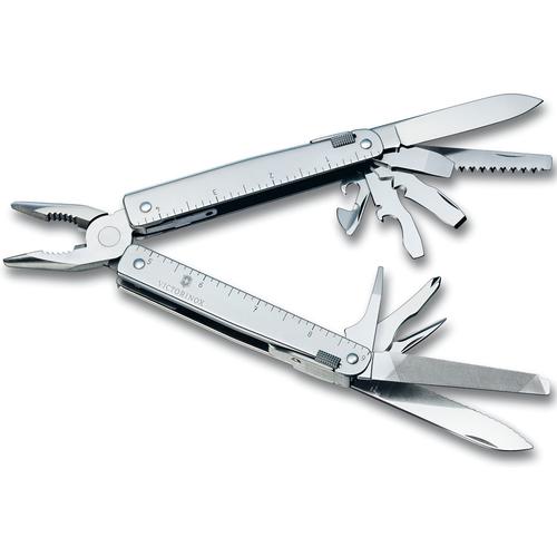 Cleste multifunctional Victorinox SWISSTOOL, 24 unelete cu 26 functii (Argintiu)