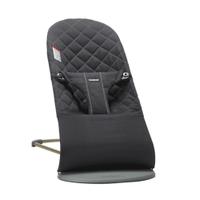 Balansoar Bliss Black din tesatura matlasata cu aspect Clasic, BabyBjorn