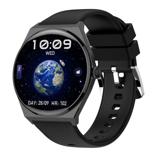 Smartwatch Maxcom EcoWatch 5, Ecran 1.43inch AMOLED, IP68, Monitorizare sport (Negru)