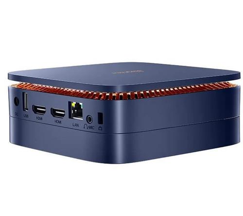 Calculator Sistem Mini PC, Procesor Intel Celeron N5095, 2.9GHz, 4MB, 8GB LPDDR4, 512GB SSD, Wi-Fi, Bluetooth, Windows 11 Pro (Albastru)