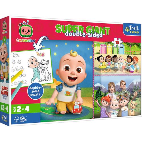 Puzzle Trefl din 15 piese - Cocomelon, Happy day of a friends