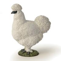 Figurina Papo - Animale de la ferma, Gaina de matase