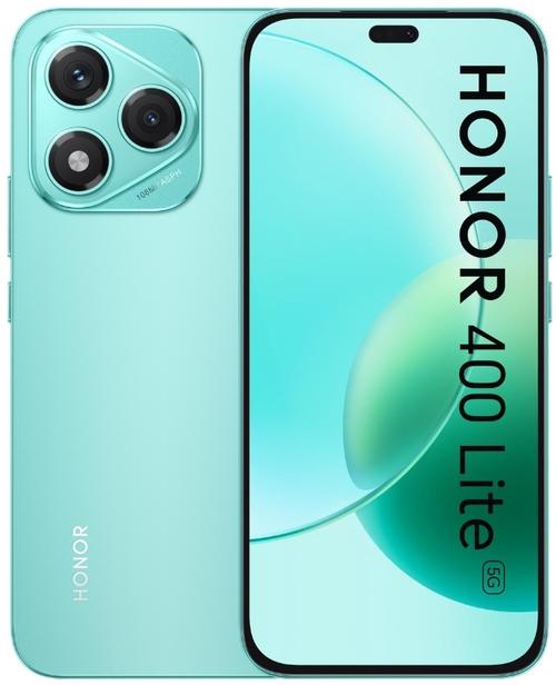 Telefon Mobil Honor 400 Lite, Procesor Mediatek Dimensity 7025 Ultra Octa-Core, AMOLED Touchscreen 6.7inch, 8GB RAM, 256GB Flash, Camera Duala 108+5MP, Wi-Fi, 5G, Dual Sim, Android (Verde) - 0 | YEO