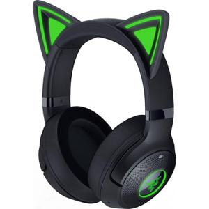 Casti Gaming Wireless Razer Kraken Kitty V2 BT, Bluetooth, Iluminare Razer Chroma RGB, Microfon (Negru)