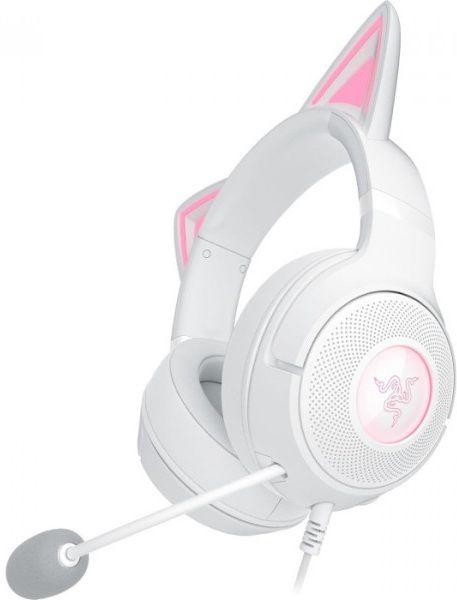 Casti gaming Razer Kraken Kitty V2, USB Type A, Microfon (Negru)