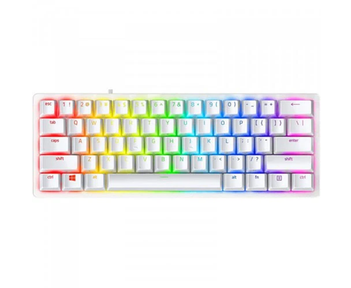 Tastatura Razer Huntsman V3 Pro Mini, iluminare Razer Chroma RGB, US layout (Alb)