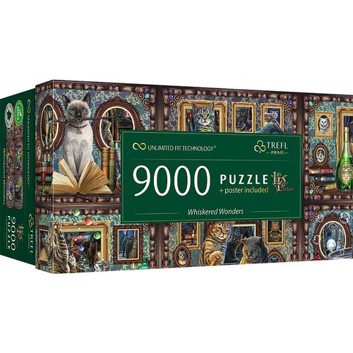 Puzzle panoramic Trefl din 9000 piese - Facatori de minuni cu mustata