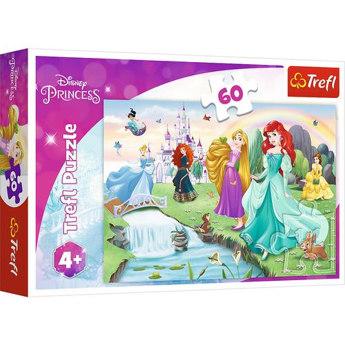 Puzzle Trefl 60 piese - Intalneste printesa