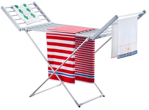 Uscator de rufe electric Adler AD 7821, 220 W, IP22, 18 elemente de incalzire (Argintiu/Alb)